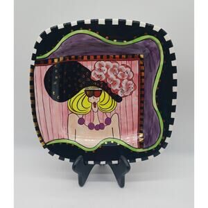 Whimsical SWAK Lynda Cornelle Aunt Gertie 10.25" Decorative Hanging Wall Plate